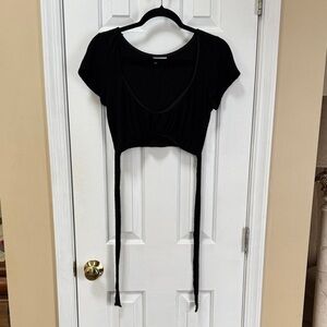 Urban Outfitters Black Crop Top